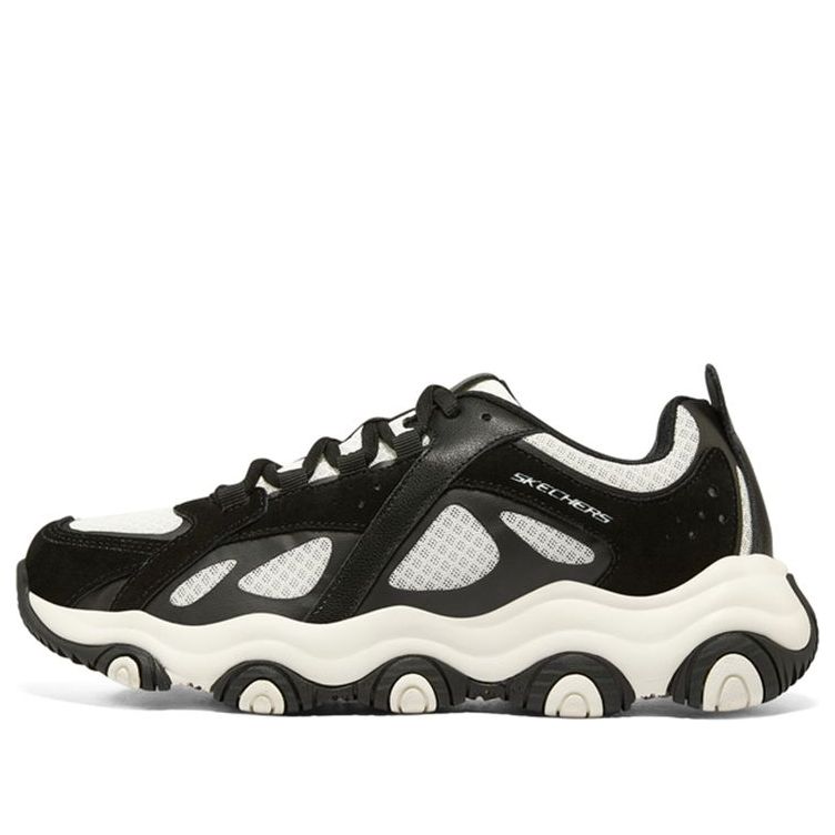 Skechers D'Lites 'Black White' 237482-BKW