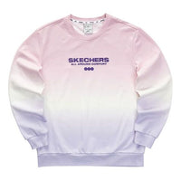 Skechers Gradient Letter Crew Sweatshirt 'Purple Pink White' L423U054-03K5