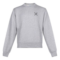 Men's KENZO FW20 Little X Fleece Lined Sports Pearl Gray FA65SW0014MS-94