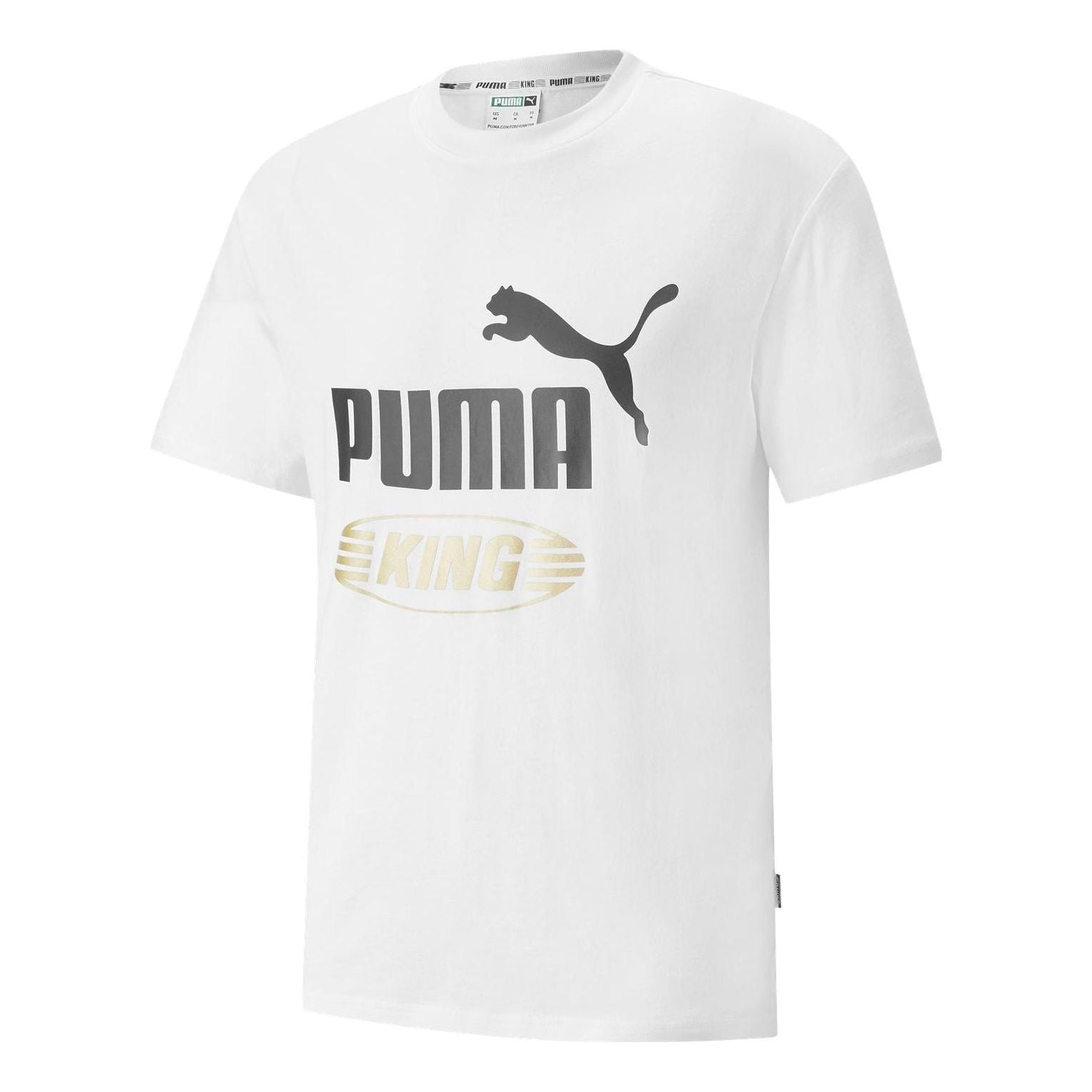 PUMA King Logo Tee 'White' 533590-02