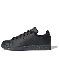 (GS) adidas originals Stan Smith J 'Black' EE7575