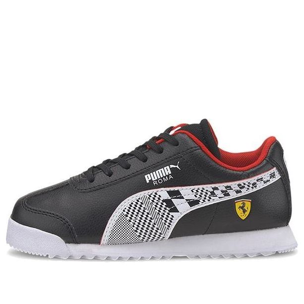 PUMA Scuderia Ferrari Roma Little Kids' Shoes Black/Red 339974-01