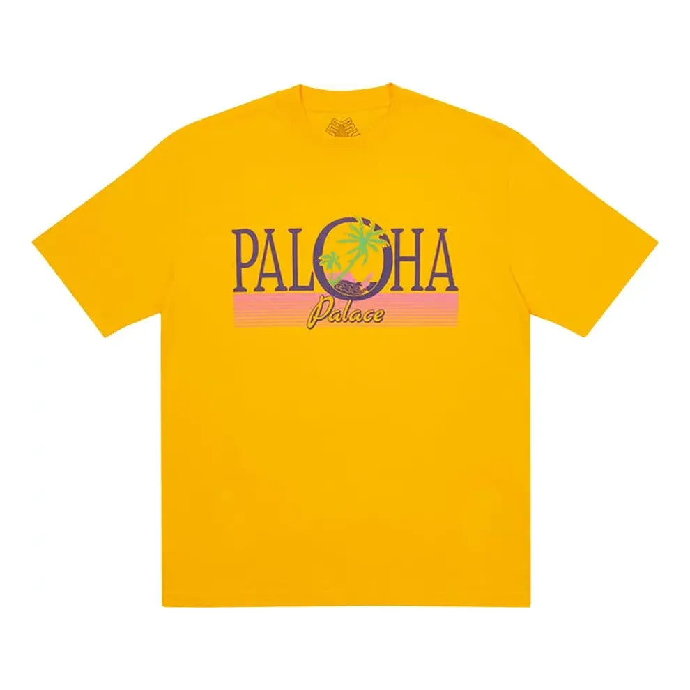 Palace FW22 Paloha T-Shirt 'Yellow' P23TS044