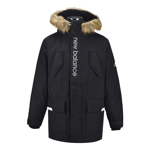 New Balance Parka Jacket Asia Sizing 'Black' AMJ04356-BK