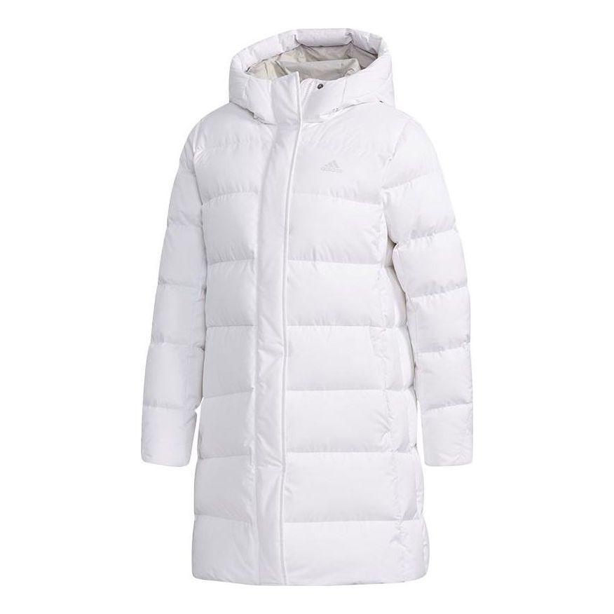 (WMNS) adidas Long Padding Prime Long Down Jacket Asia Sizing 'White' FQ7570