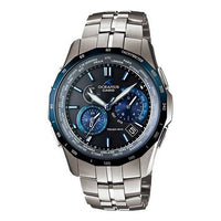 CASIO Solar Powered BlackBlue Dial BlackBlue Dial Mens BlackBlue Analog OCW-S1400D-2A2021