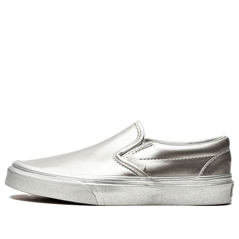 Vans Unisex Slip-On Sneakers Silver VN0A38F7QTV
