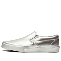 Vans Unisex Slip-On Sneakers Silver VN0A38F7QTV