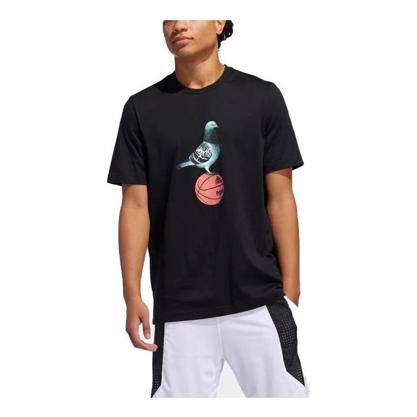 adidas NY Pigeon T-Shirt 'Black' GE4486