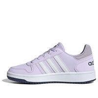 (GS) adidas Hoops 2.0 J 'Purple White' EG9075