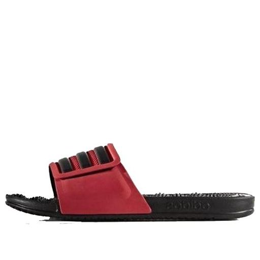 adidas Men Sandal Adissage Black Red Slippers 'Black Red' BB4110