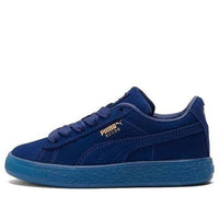 (PS) PUMA Suede Classic Mono Gold Casual Board Shoes Blue 381571-02