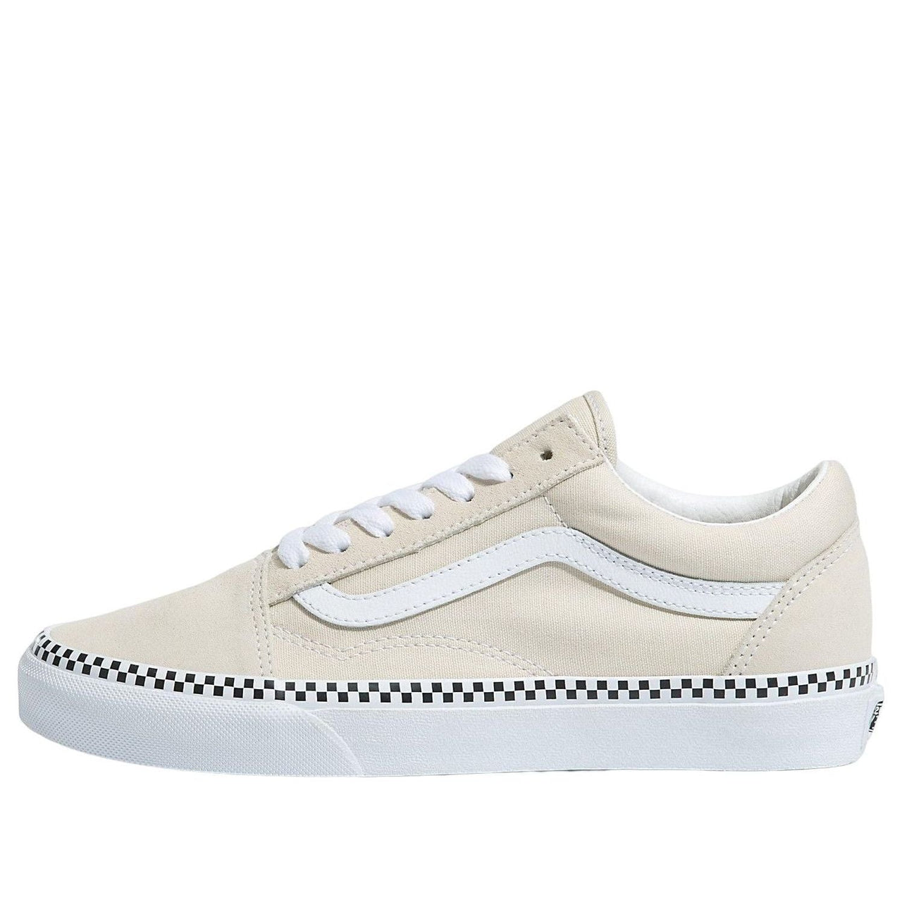 Vans Old Skool Checkerboard Foxing Turtl 'White' VN0A7Q2JDJR