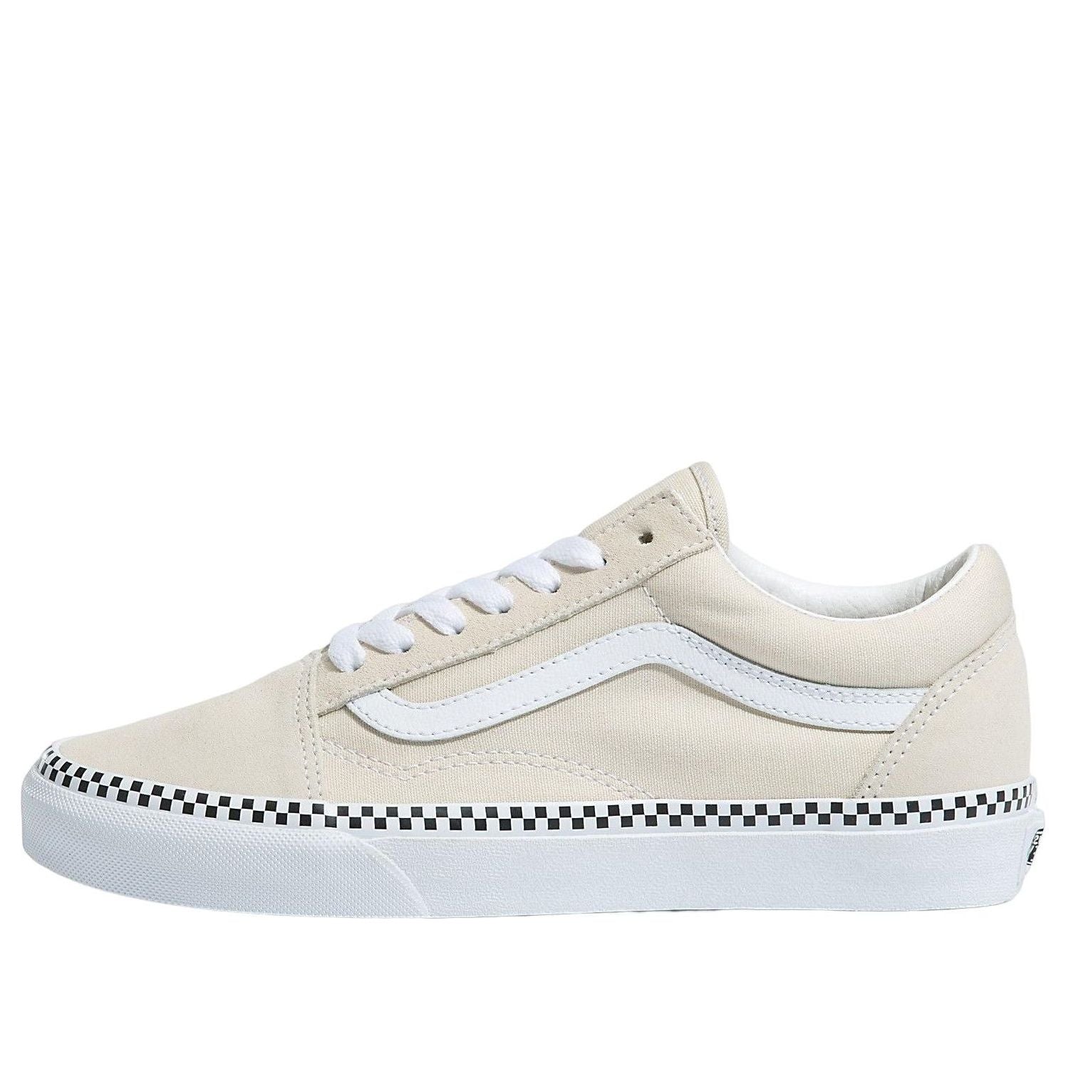Vans Old Skool Checkerboard Foxing Turtl 'White' VN0A7Q2JDJR