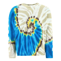 Off-White SS22 Tie Dye Pattern Long Sleeves Ordinary Version Multicolor OMHE114S22KNI0016101