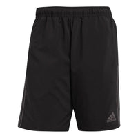 adidas Straight Elastic Waistband Stripe Sports Shorts Black GT6506
