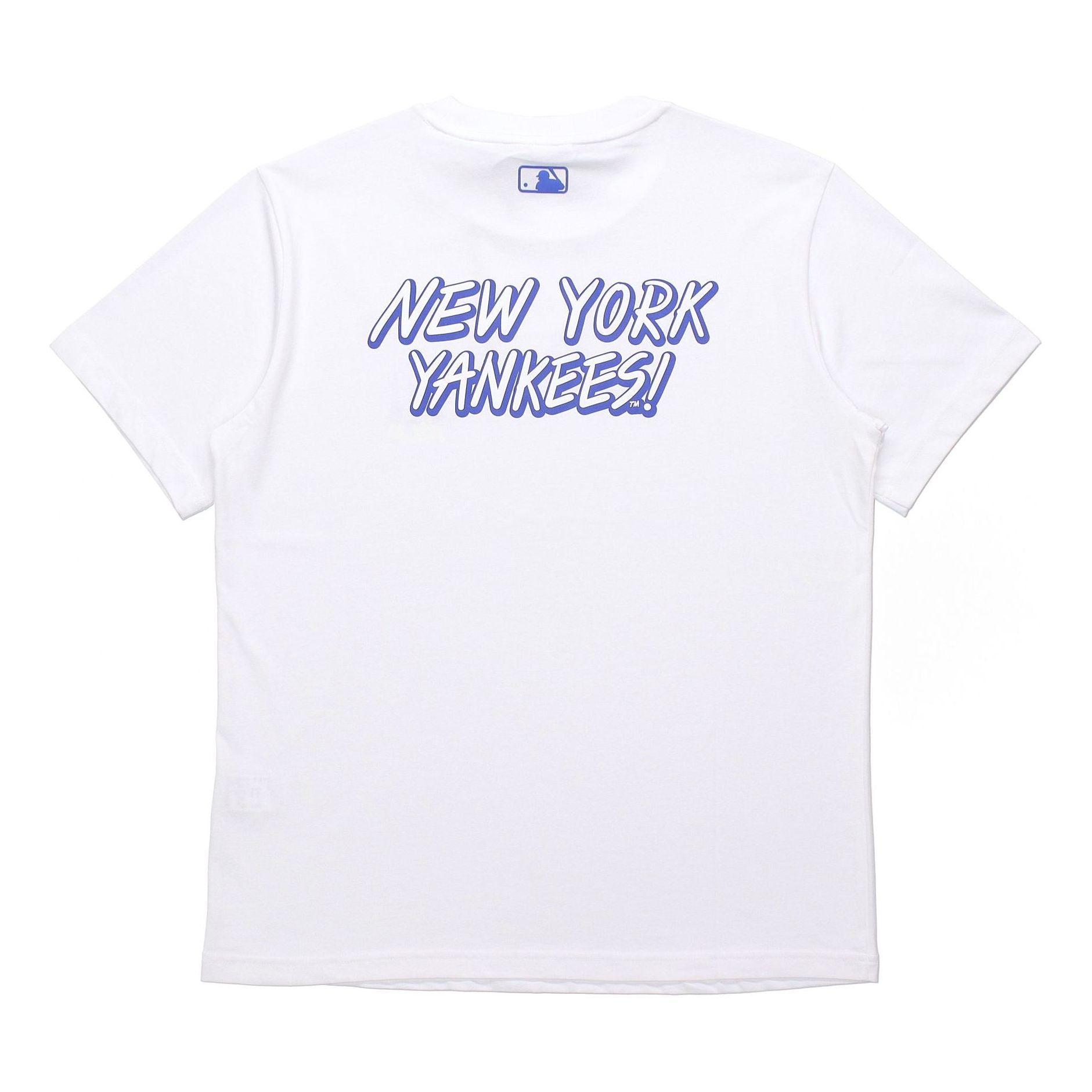 MLB New York Yankees Basic Graffiti Printing Sports Short Sleeve Unisex White 31TS12031-50W