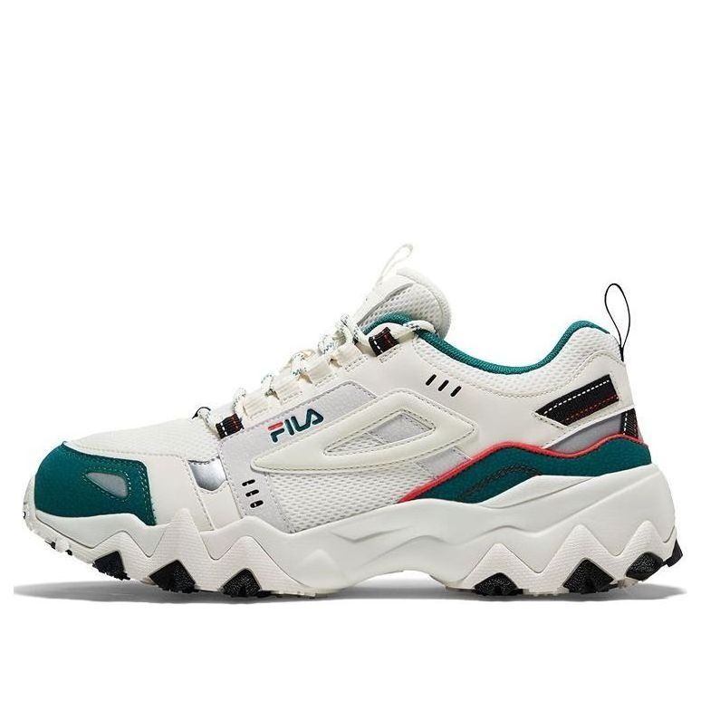 (WMNS) FILA Oakmont Peaker RetroRunning Shoes WhiteGreen 'White Green' F12W031111FGB