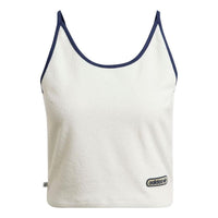 (WMNS) adidas Short Towel Terry Tank Top Asia Sizing 'White' HL6584