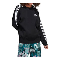 (WMNS) adidas originals Printing Sports Sweatshirt Black DV2667