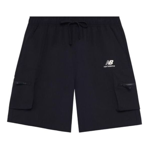New Balance Lifestyle Cargo Shorts Asia Sizing 'Black' AMS22357-BK
