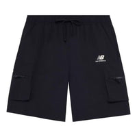 New Balance Lifestyle Cargo Shorts Asia Sizing 'Black' AMS22357-BK