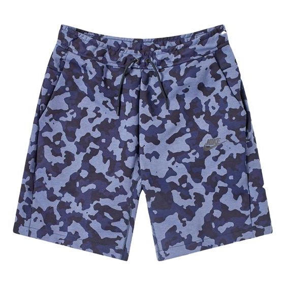 Nike Tech Casual Camouflage Shorts Blue Camouflage CJ5984-464