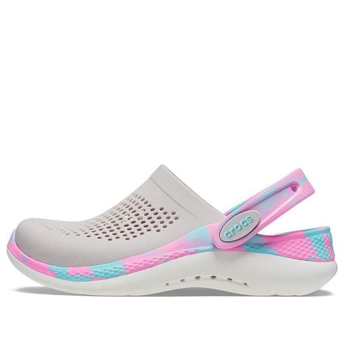 (GS) Crocs Literide 360 Marbled Clogs 'Grey Pink Blue' 207668-1DU