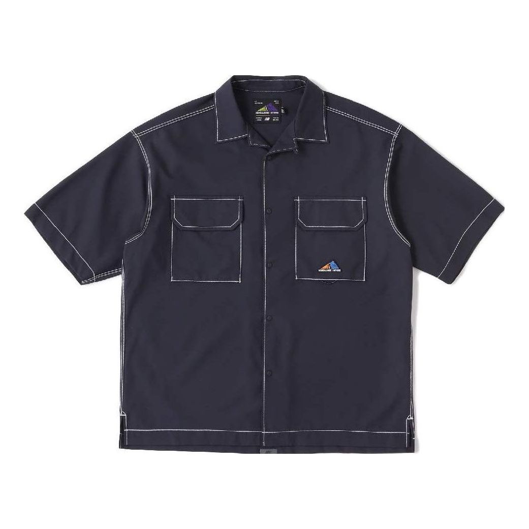 New Balance MT1996 Short Sleeve Shirt Asia Sizing 'Black' AMT35011-BK