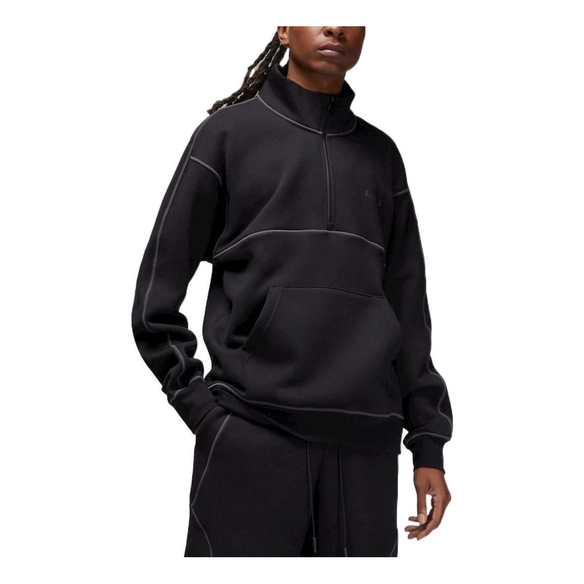 Air Jordan 23 Engineered Half-Zip Fleece 'Black' DV7679-010