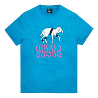 KITHX BY PARRA THE GOAT REFLECTION Pattern Short Sleeve Unisex Blue PA43890-BLU