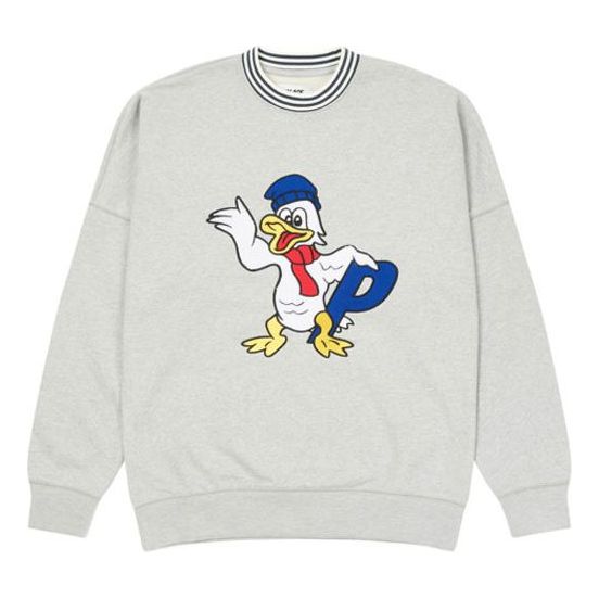 PALACE Chest Cartoon logo Casual Unisex Gray PAL-FW20-418