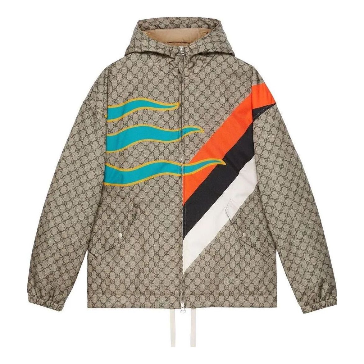 Gucci 'Gucci Centum' Print Jacket 'Beige Ebony' 681329-ZAIDH-9228