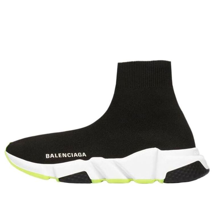 (WMNS) Balenciaga Speed 2.0 Sneakers 'Black Neon' 551185W05G01000