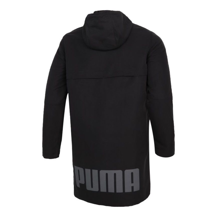 PUMA Full Sleeve Solid Jacket 'Black Grey' 588735-01