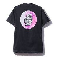 ANTI SOCIAL SOCIAL CLUB Circular Alphabet Logo Short Sleeve Unisex Black ASST311