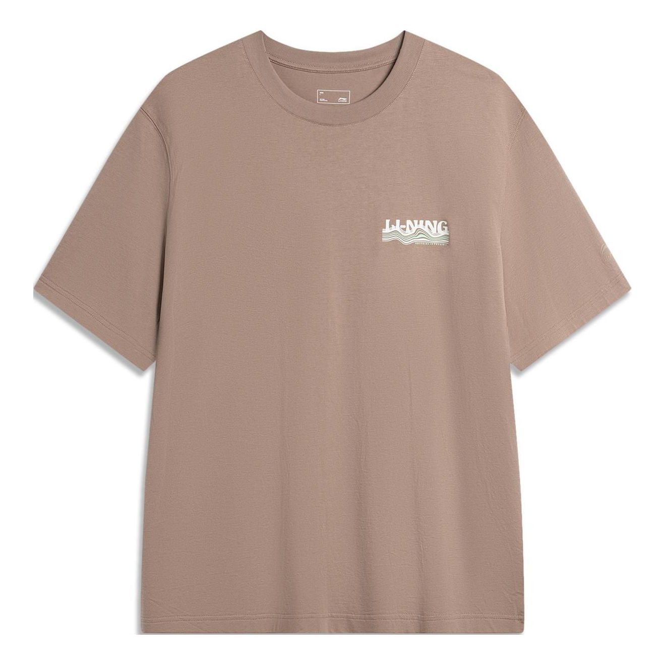Li-Ning Graphic T-shirt 'Light Brown' AHSU301-5