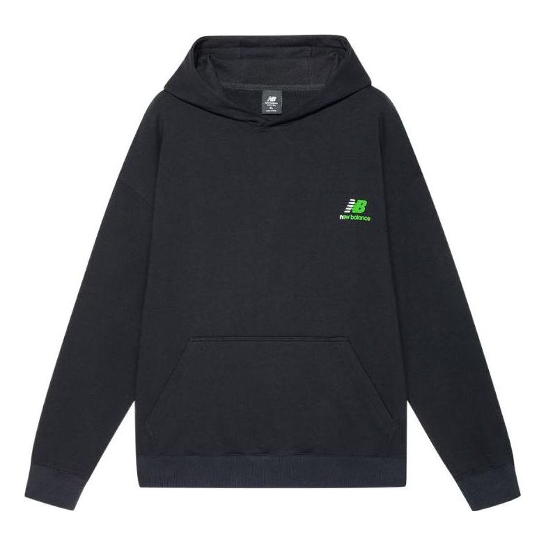 New Balance x Nice Rice Logo Hoodie Asia Sizing 'Black' AMT22385-BK