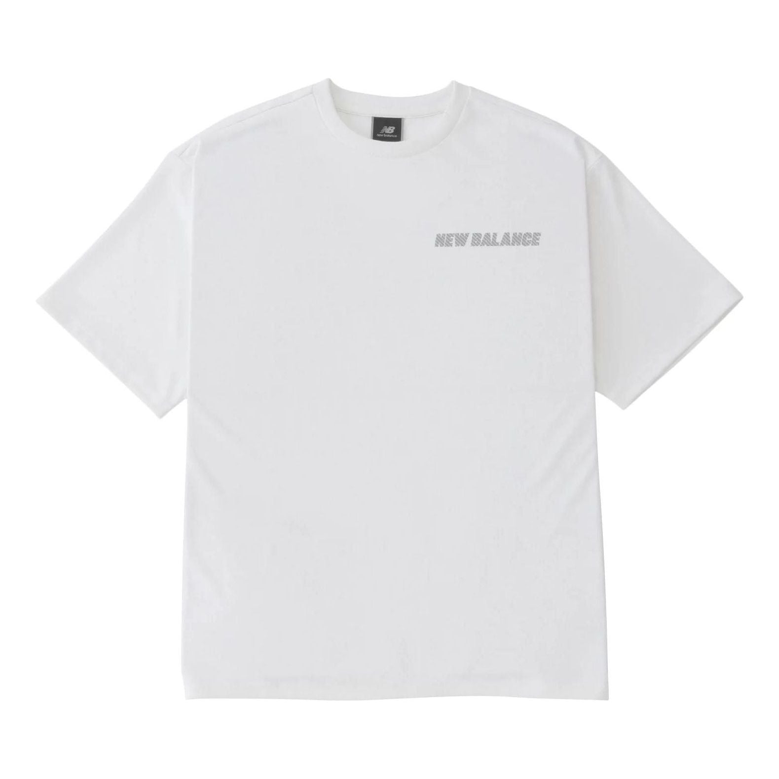 New Balance MET24 Reflection NB Logo T-Shirt Asia Sizing 'White' AMT45005-WT