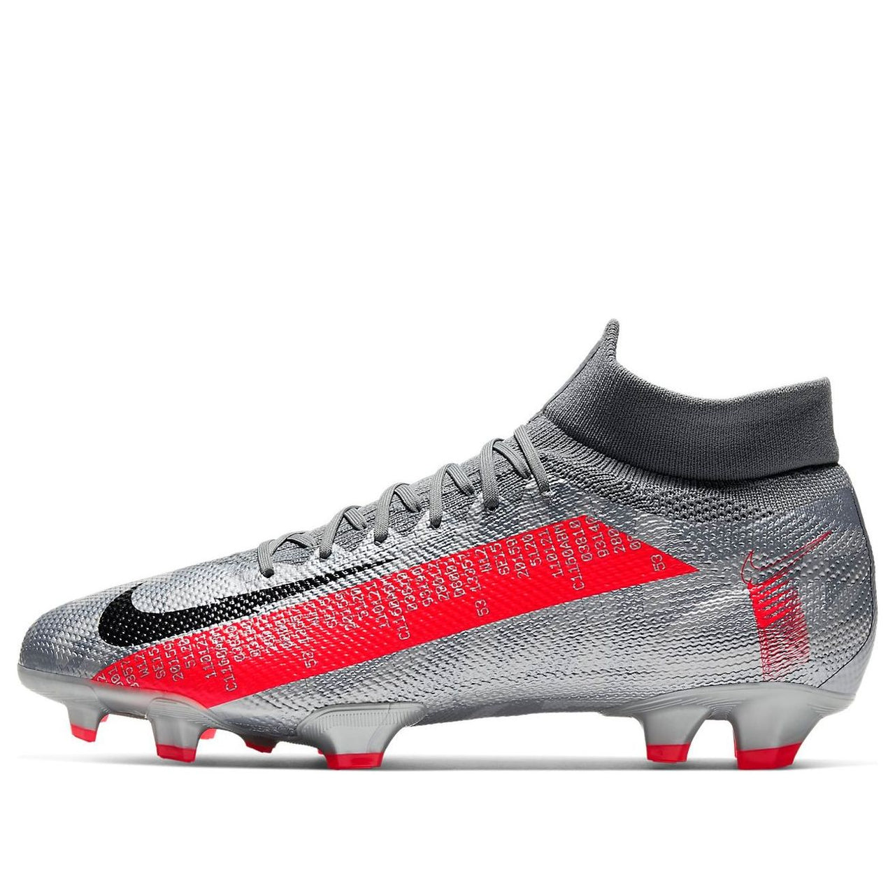 Nike Mercurial Superfly 7 Pro FG 'Metallic Grey Crimson' AT5382-906