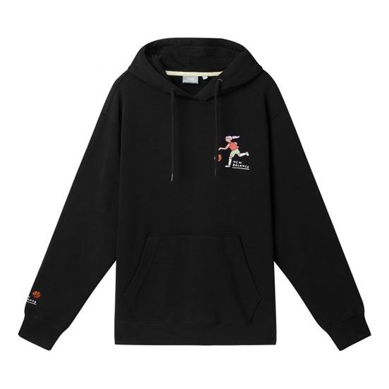 (WMNS) New Balance x Zero Per Zero Basketball Printed Hoodie Asia Sizing 'Black' NCA47112-BK