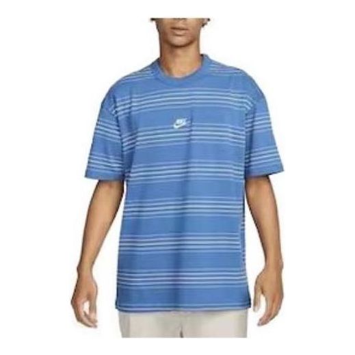 Nike Striped T-Shirt 'Blue' DQ1116-407