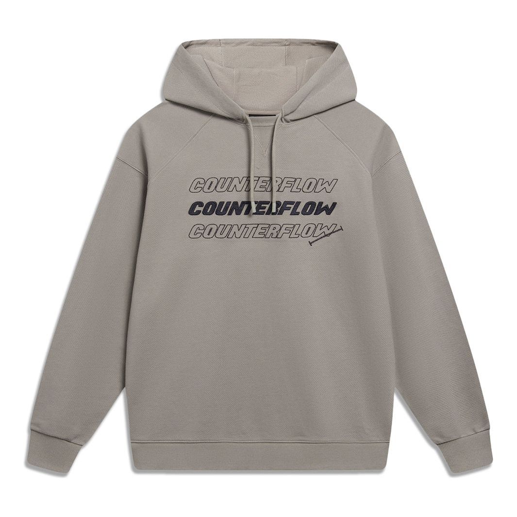 Li-Ning Counterflow Graphic Hoodie 'Grey' AWDT531-5