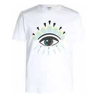 Men's KENZO Classic Printing Short Sleeve White F955TS0494YC-01