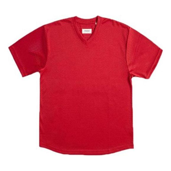 Fear of God Essentials Mesh Tee Red Breathable Short Sleeve Unisex FOGCLWY-RE-01
