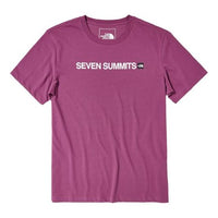 THE NORTH FACE Outdoor Cozy Breathable Short Sleeve Couple Style Purple 4NDF-ZDN