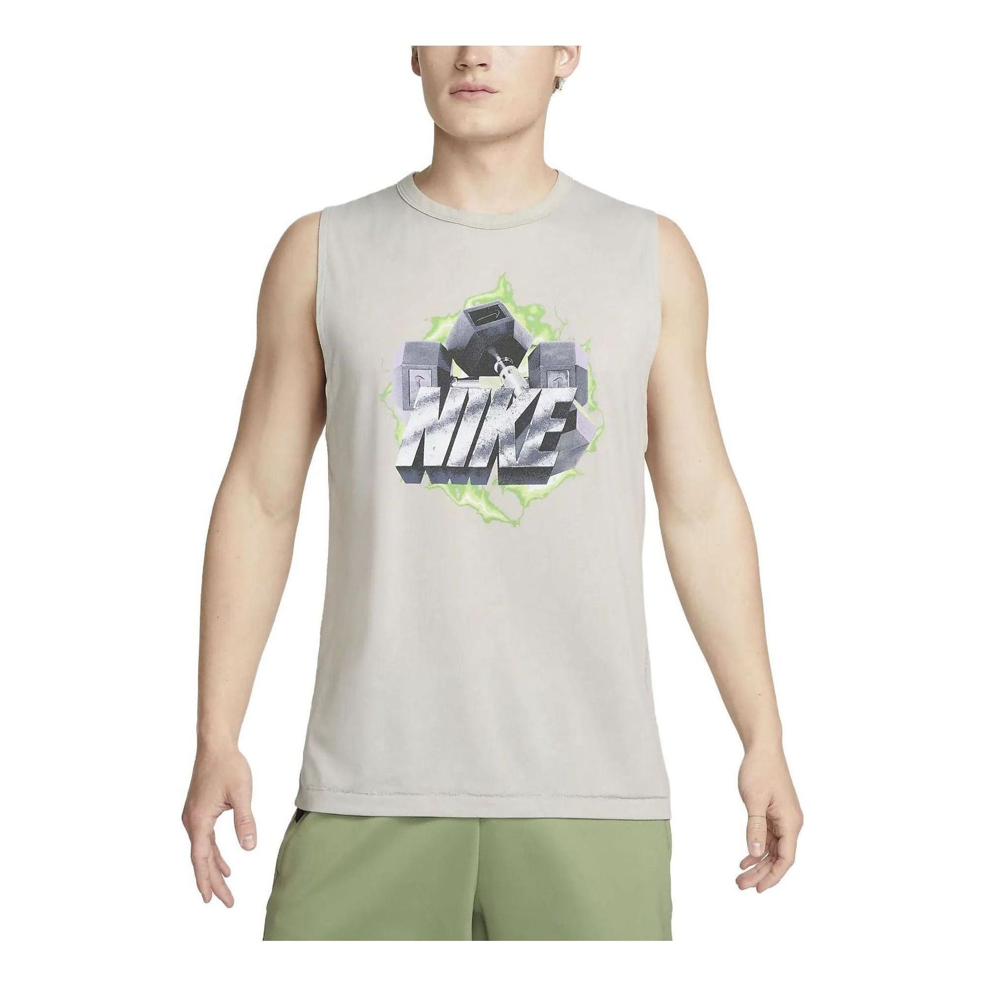 Nike Dri-FIT Tank 'Grey' DX0908-012