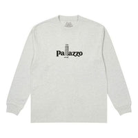 PALACE x PALAZZO Crossover Chest Long Sleeves Gray T-Shirt P20LS002