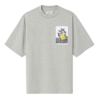 KENZO Unisex SS21 520 Series Printing Round-neck Grey FB52TS6924SA-94