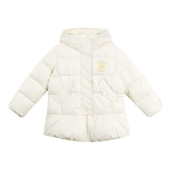 (GS) Skechers Solid Hooded Down Jacket 'White' L422G014